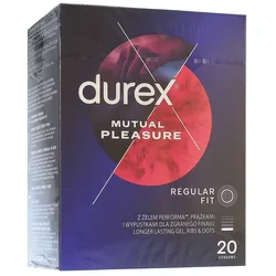 Mutual Pleasure Kondome mit Tabs mit Å1⁄4el Performa 20pcs.