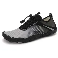 HUSK'SWARE Barfußschuh (VerschleiBfeste Sohle, gute Traktion) Hohe Atmungsaktivität, komfortable weite Socken-Schuhe schwarz 39 EU