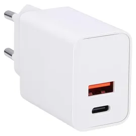 Grundig USB-Ladegerät 20 W USB-C, USB-A 3.0 – Weiß