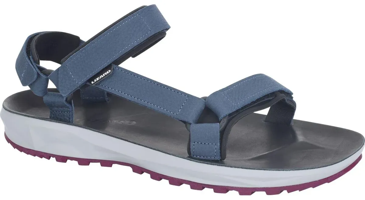 Lizard Sandal W's Super Hike Leather (xs) midnight blue/zinfandel red (0084) 37