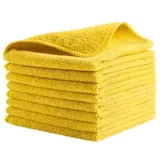 Rubbermaid HYGEN R-40, gelb Masse: 304 x 304 mm, aus 40% recyceltem Polyester (PCR), Reinigungsutensil, Gelb