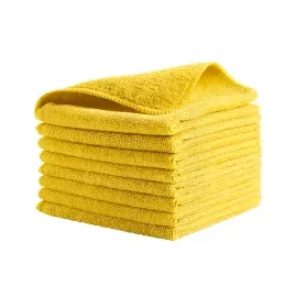 Rubbermaid HYGEN R-40, gelb Masse: 304 x 304 mm, aus 40% recyceltem Polyester (PCR), Reinigungsutensil, Gelb