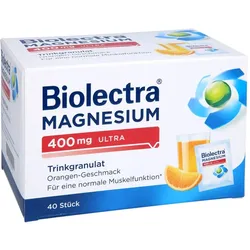 Biolectra Magnesium 400mg ultra Trinkgran. Orange