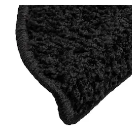 vidaXL Treppenmatten 15 Stk. Schwarz 56x17x3 cm
