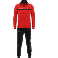 Survêtement Full Zip Homme - Givova rouge noir M