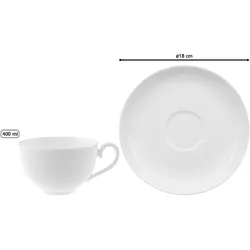 Villeroy & Boch Royal Café au Lait Tasse mit Untertasse - DS