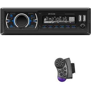 M.I.C.D3307 : DAB+ Autoradio mit Bluetooth Music Freisprecheinrichtung I FM Radio I 1A Smartphone Ladefunktion I microSD USB AUX IN (ipod) I integriert mikrofon I Lenkrad Fernbedienung I 1 DIN mp3 WAV