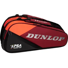 Dunlop Squash PSA CX 12 Schläger Tasche, Schwarz/Red