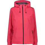 CMP Damen Rain Fix Hoodie Jacke (Größe L, pink)