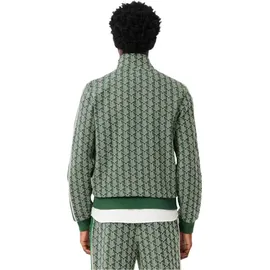 Lacoste Paris Jacquard-Trainingsjacke mit Reißverschluss, Grün M - Grün - M