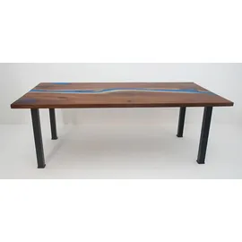 xl moebel gmbh Fluss 220 x 75 x 90 cm braun/blau