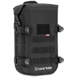 Lonerider MiniBag 6L wasserdichte Motorrad-Sturzbügeltasche – mit Hypalon MOLLE-System, Gated G-Haken, Cam-Schnallen – Frontstoßstangen-Rahmen, seitliche Heckaufbewahrung – passend für MotoBags