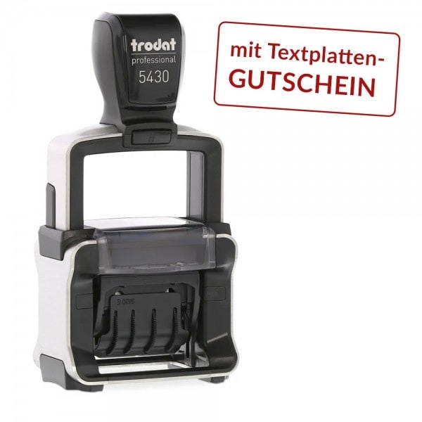 Trodat Professional 5430 mit Textplattengutschein