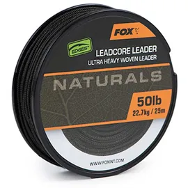 Fox International Karpfenlinie Leadcore Schwarz 25 m 50 Lbs