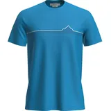 Icebreaker Merino 150 Tech Lite Range Stripes Blau L