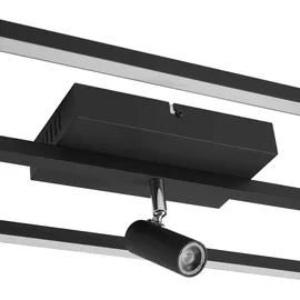 LUCANDE Yvor 1 x 35,5 W eckig schwarz