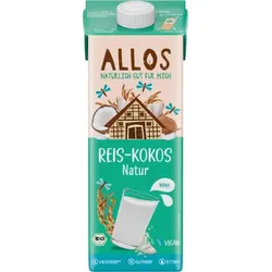 Allos Reis-Kokos Drink naturell bio 1L