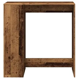 vidaXL Bartisch mit Regal 101 x 40 x 103,5 cm Braun