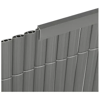 Sekey Sichtschutzmatte PVC 5 x 100 cm grau 5 St.