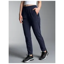 TRIGEMA Freizeithose mit Bein-Reißverschluss Jerseyhose Blau L