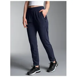 TRIGEMA Freizeithose mit Bein-Reißverschluss Jerseyhose Blau L