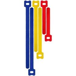 Goobay Kabelmanagement Klettverschluss mit Schlaufe - 6er-Set zum Ordnen und Fixieren
