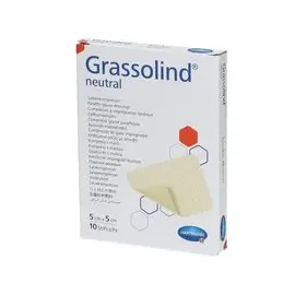 Grassolind Salbenkompressen 5x5 cm steril