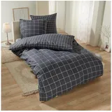 Traumschlaf Bettwäsche Oslo Graphit 155x220 cm + 80x80 cm