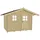 Weka Gartenhaus 123 2,41 x 2,05 m natur