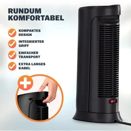 monzana Heizlüfter 2000 W Schwarz/Weiß