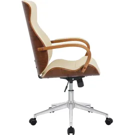 CLP Melilla Kunstleder creme/walnuss