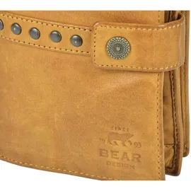 Bear Design Portemonnaie Damen Geldbörse Cow Lavato ocker