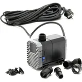 Wiltec SunSun CHJ-1500-10 ECO Teichpumpe 1500l/h / 25 W, energiesparende Filterpumpe, Bachlaufpumpe für Koiteiche, Umwälzpumpe, Gartenteichpumpe