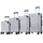 yonsly Koffer-Set 4-tlg. silber