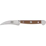 Güde Alpha Birne Schälmesser 6 cm Braun/Birnenholz