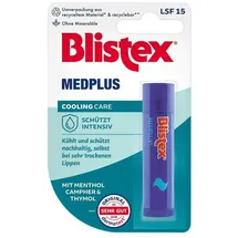 Blistex Medplus Stick ohne Mineralöl · 4.25 g · PZN 18371866 7765904