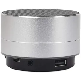 Manhattan Metallic LED Speaker silber (165327)