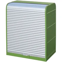 Gefahrstoff Rollladenschrank 4 lackiert RAL6011 Resedagrün Umwelt Lagertechnik