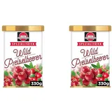 Schwartau Spezialitäten Wildpreiselbeeren, der Klassiker zu Wild, 330g (Packung mit 2)
