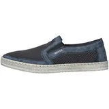 Rieker fsk herren halbschuhe Herren Slipper in Blau, Größe 44 - Blau - 44