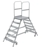 Günzburger Podesttreppe 6 Stufen 3,5 m Aluminium
