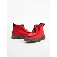 Clarks Originals Torhill Zip Boots in Rot, Größe 36