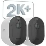 Arlo Pro 5 Spotlight, Überwachungskamera - weiß/schwarz, 2er Pack, WLAN, Spotlight, 2K Auflösung