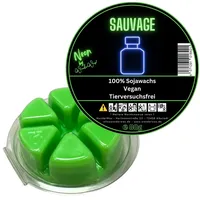 WonderWax Duftwachs WonderWax® Duftwachs Kreis 6 pcs Neon (Sauvage), Duftrichtung: Savage