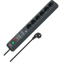 Brennenstuhl Steckdosenleiste 6-fach 3 m Anthrazit 1 St.