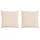vidaXL KopfKissen 80 x 80 cm Beige