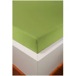 HEFEL Spannleintuch Edel Jersey - 180x200cm - 200x220cm	320 moos