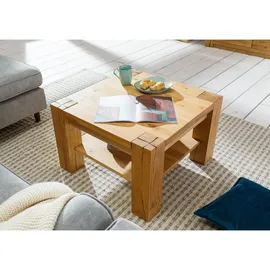 MASSIVMOEBEL24.DE KENT Wildeiche 70 x 70 x 45 cm