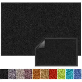 Karat Rhine 90 x 300 cm Schwarz