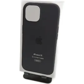 Apple iPhone 15 Silikon Case mit MagSafe schwarz